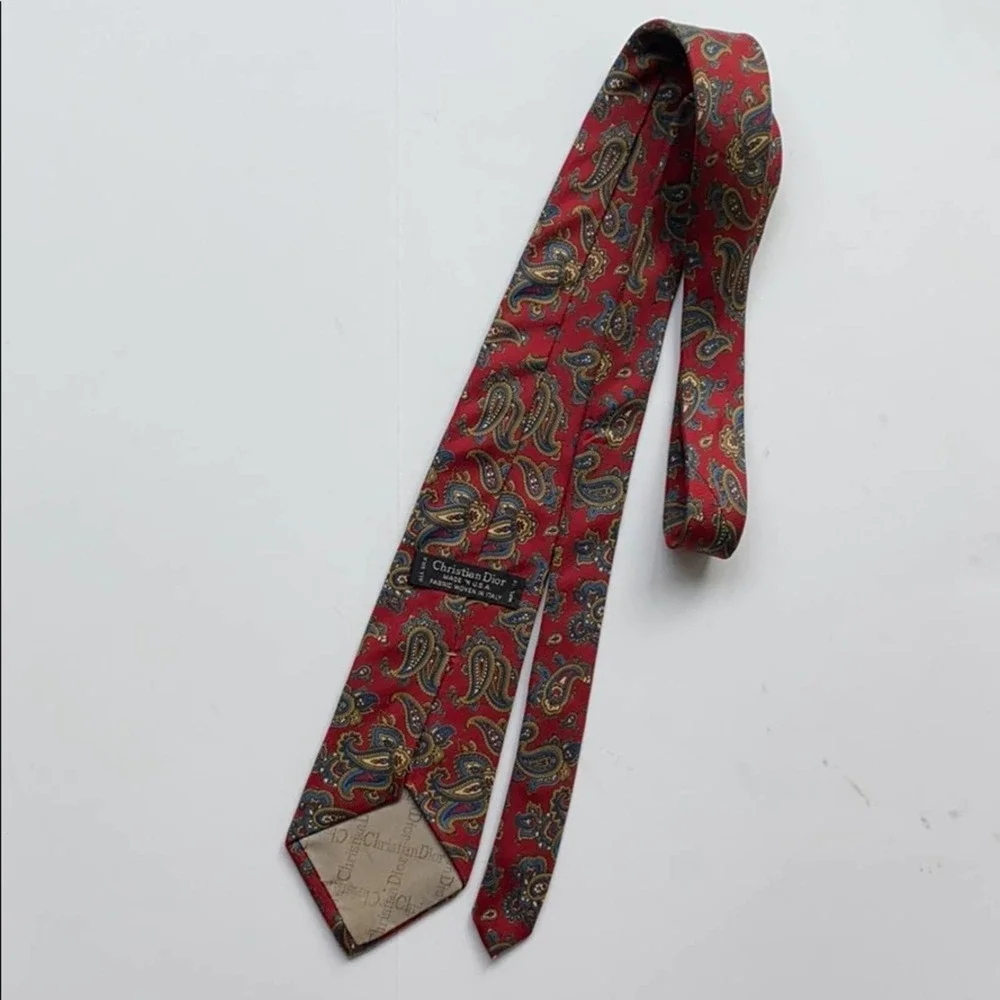 Christian Dior Silk Tie - Picture 3 of 6